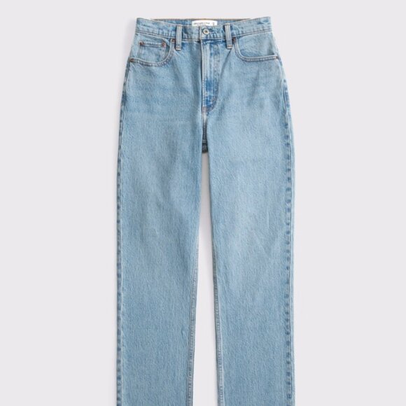 A&F Ultra High Rise 90s Slim Straight Jean - Picture 1 of 1